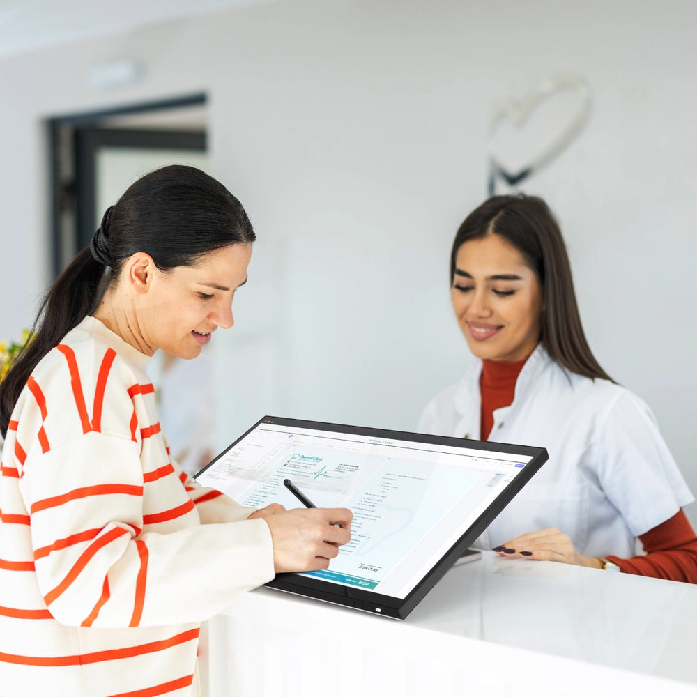 Clarity Fold Touch 27” 4K UHD Touchscreen with Fold Stand and Clarity Active Stylus