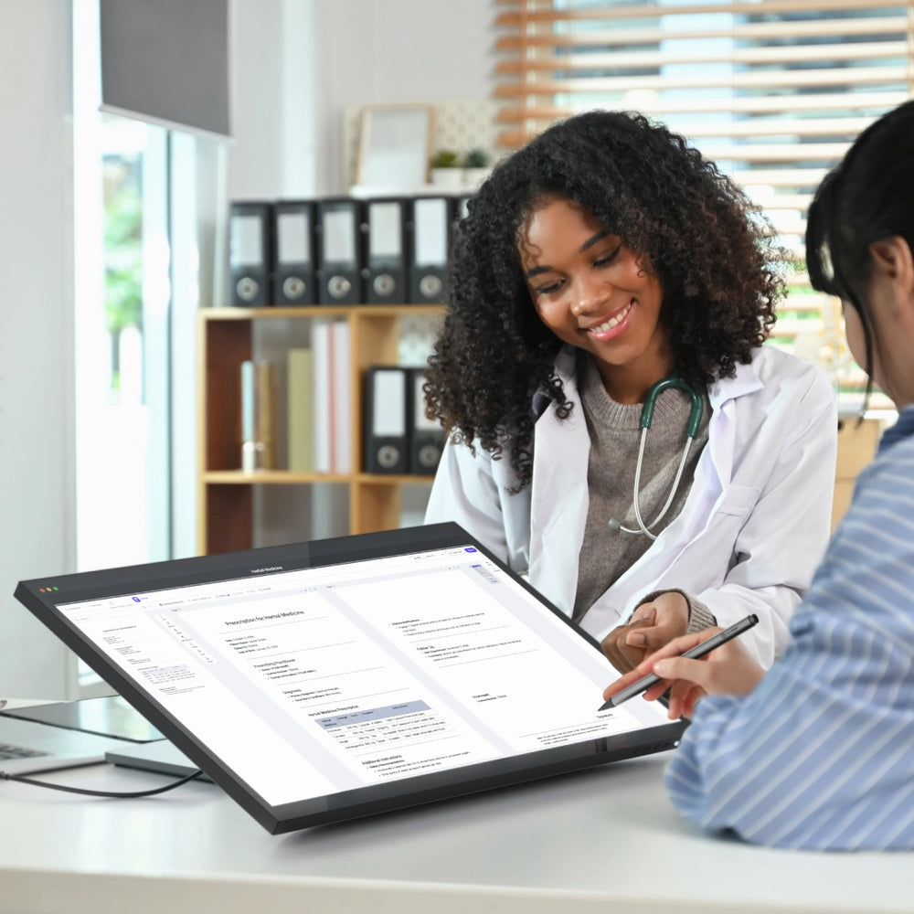 Clarity Fold Touch 27” 4K UHD Touchscreen with Fold Stand and Clarity Active Stylus