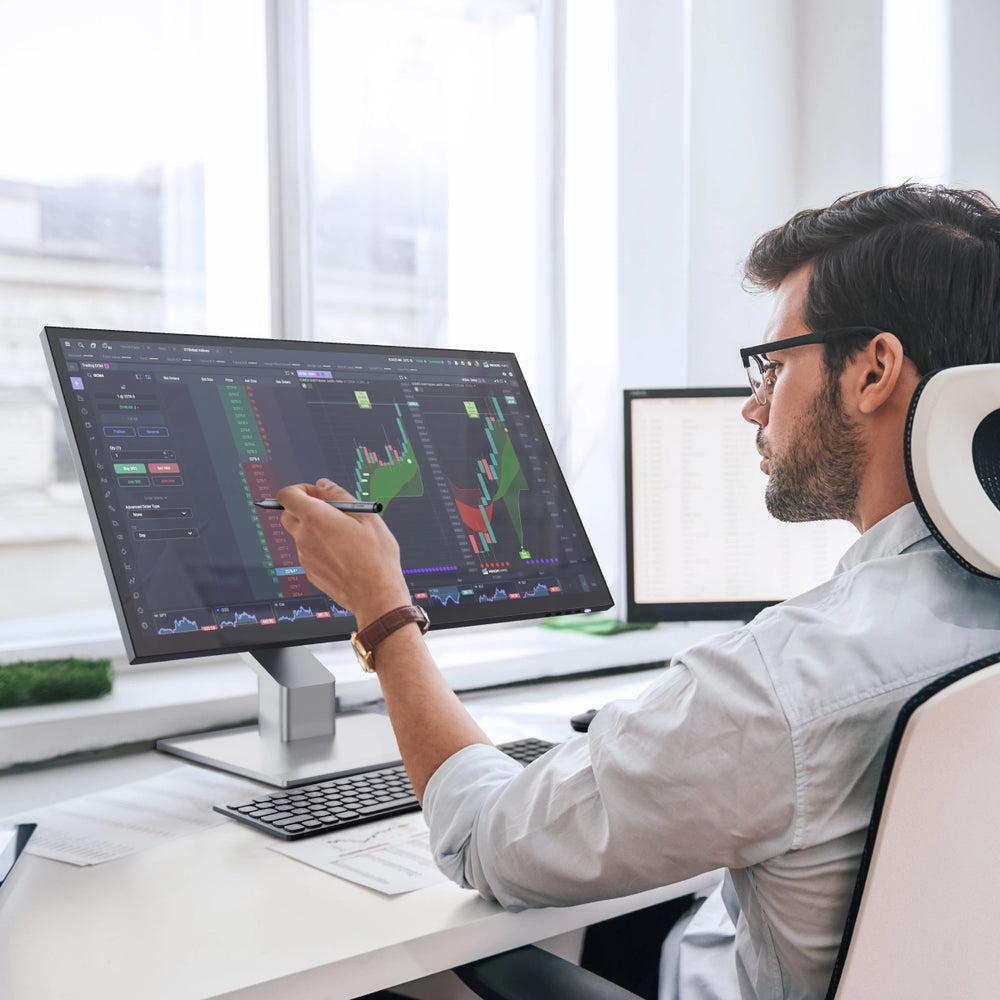 Clarity Fold Touch 27” 4K UHD Touchscreen with Fold Stand and Clarity Active Stylus