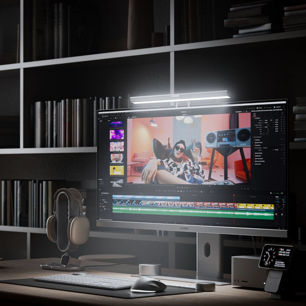 Edge 34" Ultrawide QHD Monitor Ultimate Home Office Kit - Space Grey