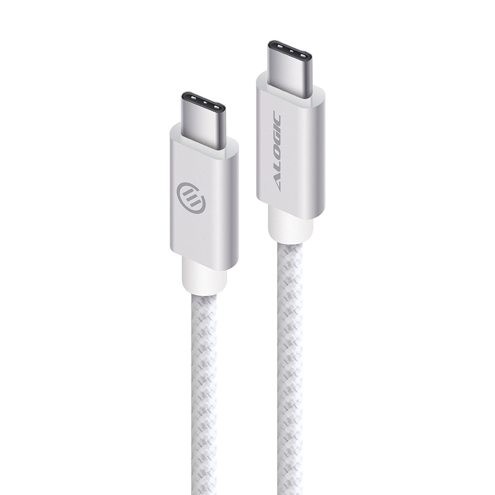 USB 2.0 USB-C (Male) to USB-C (Male) - Prime Series - 1m - Silver