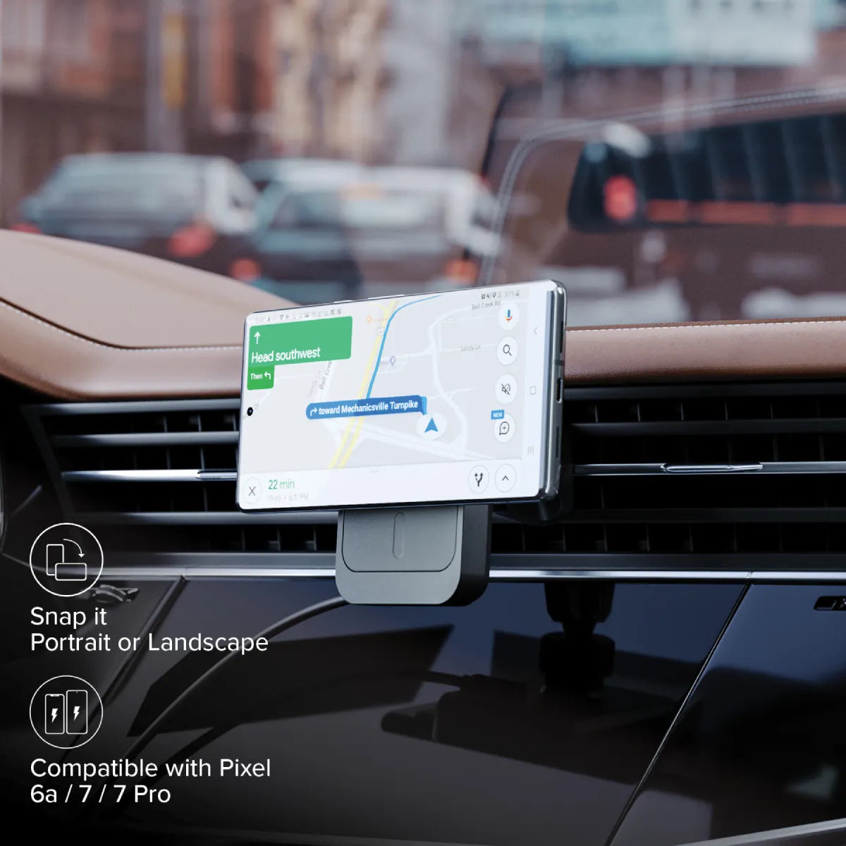 Matrix Universal Magnetic Car Charger with Air Vent Mount