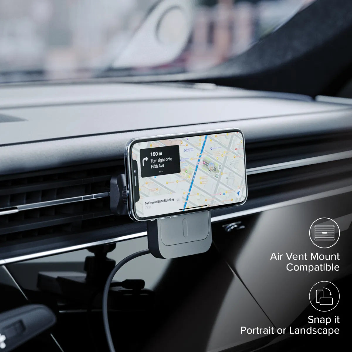 Matrix Universal Magnetic Car Charger with Air Vent Mount