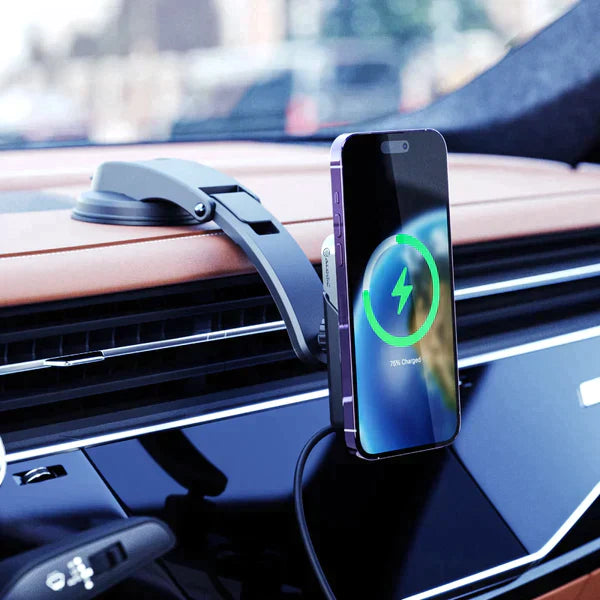 Matrix Universal Magnetic Car Charger with Air Vent & Dash Mount + Matrix Universal Magnetic Power Bank 5000mAh