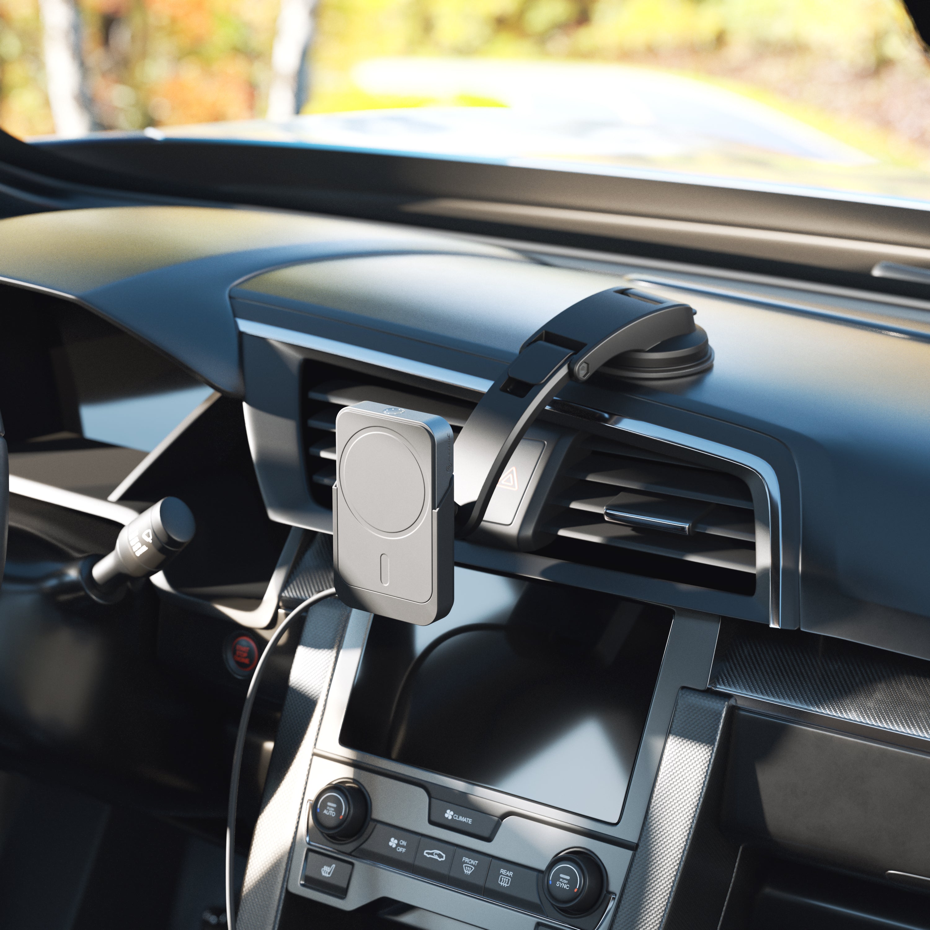 Matrix Universal Magnetic Car Charger with Air Vent & Dash Mount + Matrix Universal Magnetic Power Bank 5000mAh