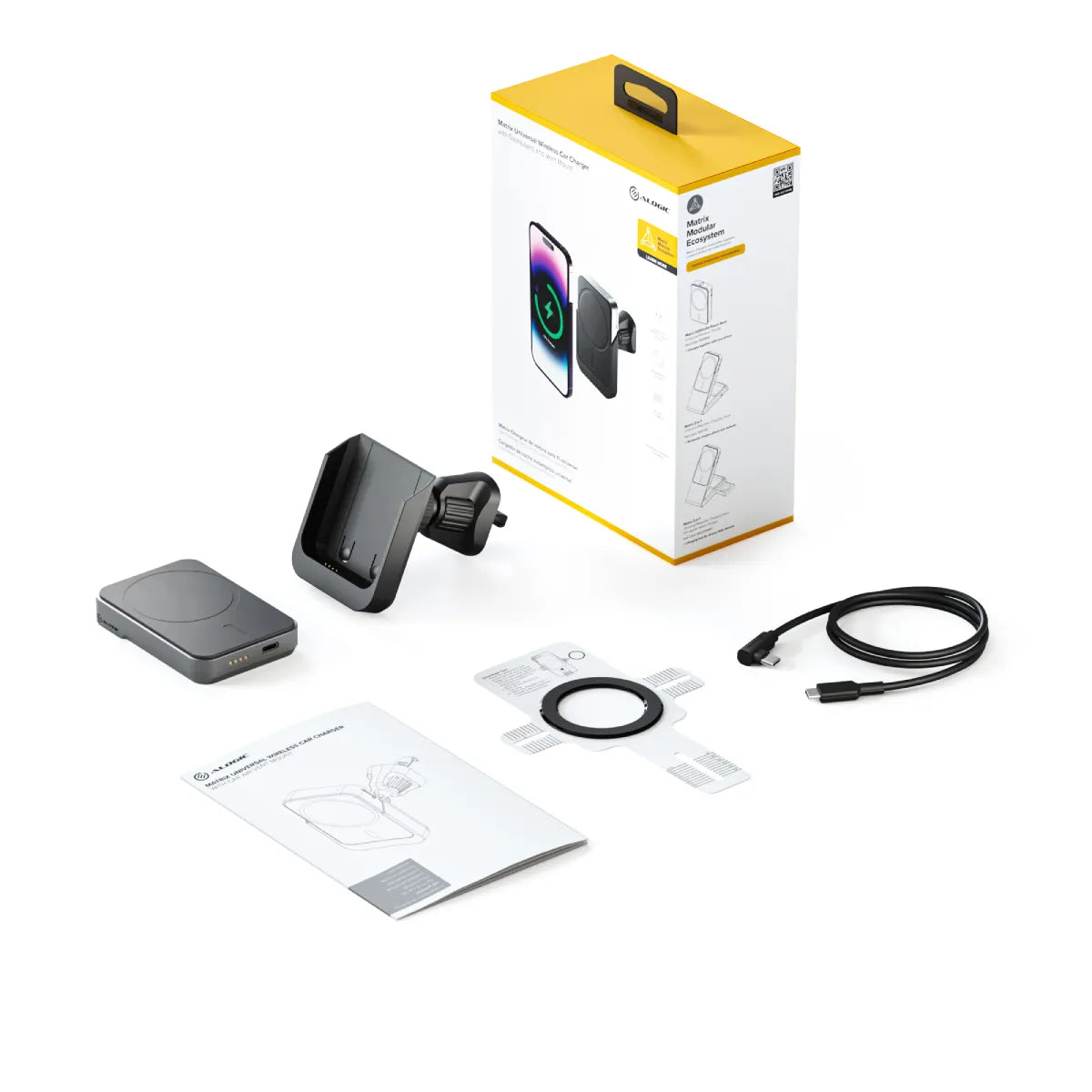 Matrix Universal Magnetic Car Charger with Air Vent Mount
