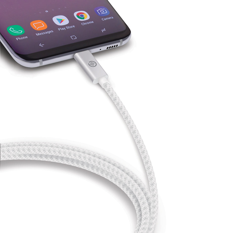 USB 2.0 USB-C (Male) to USB-C (Male) - Prime Series - 1m - Silver