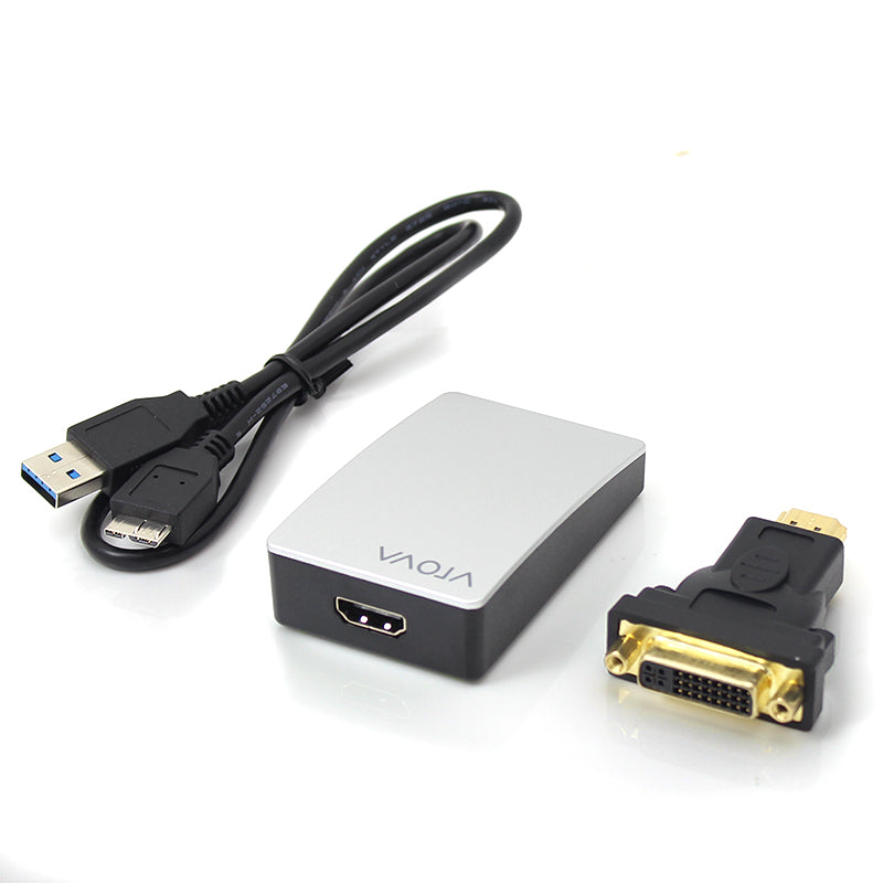 USB3.0 to HDMIŒ¬ / DVI External Multi Display Adapter