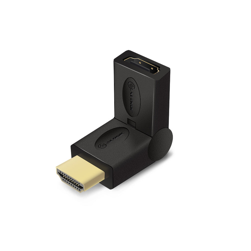 90 Degree Swivel HDMI (M) To HDMI (F) Adapter - Male to Female