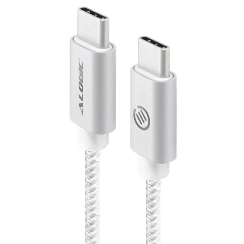 USB 2.0 USB-C (Male) to USB-C (Male) - Prime Series - 1m - Silver