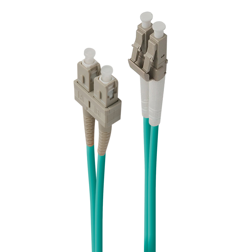 LC-SC 10GbE Multi Mode Duplex LSZH Fibre Cable 50/125 OM3