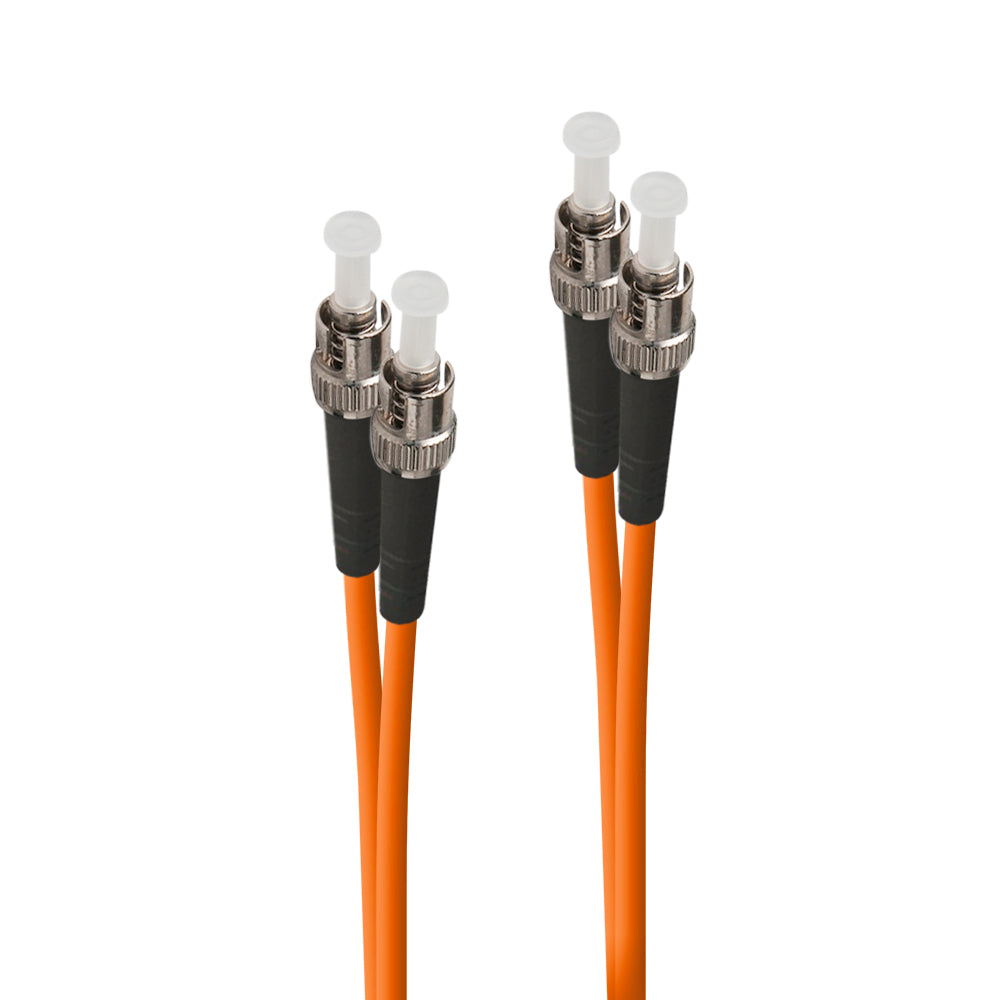 ST-ST Multi Mode Duplex LSZH Fibre Cable 62.5/125 OM1