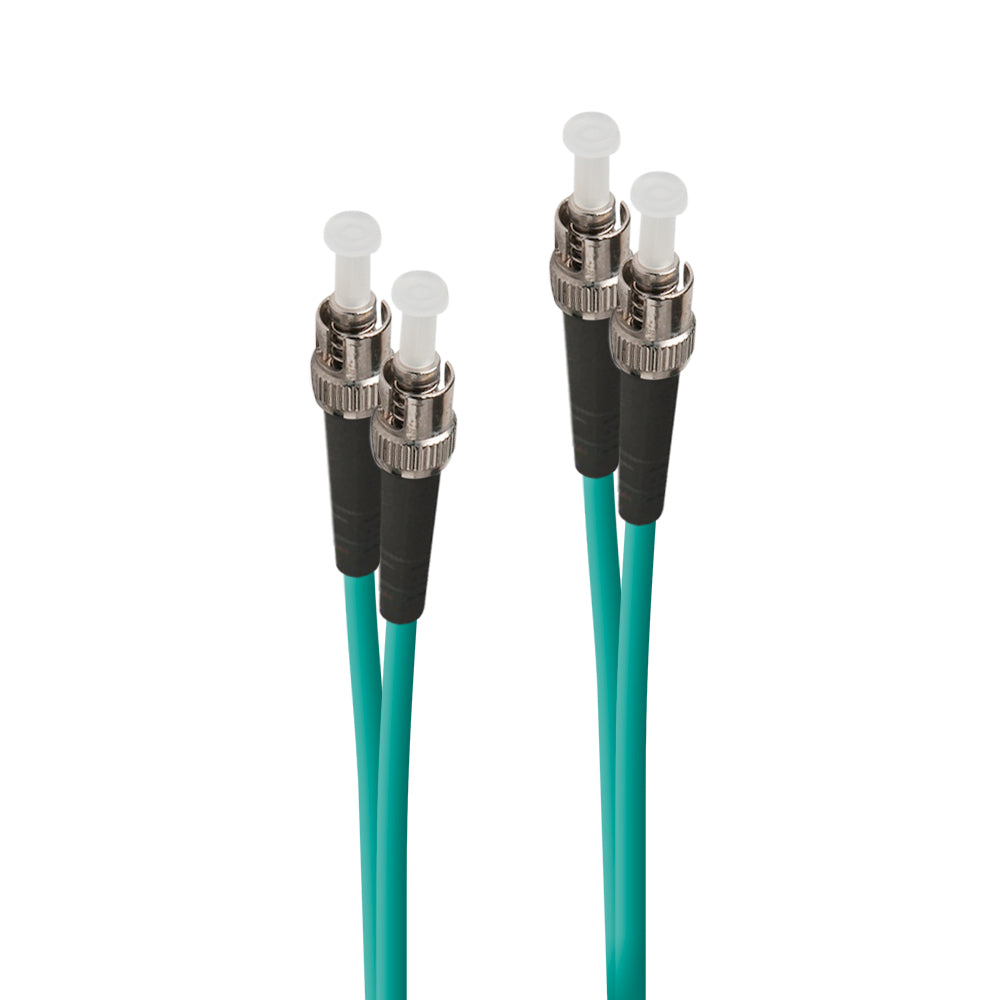 ST-ST 10G Multi Mode Duplex LSZH Fibre Cable 50/125 OM3