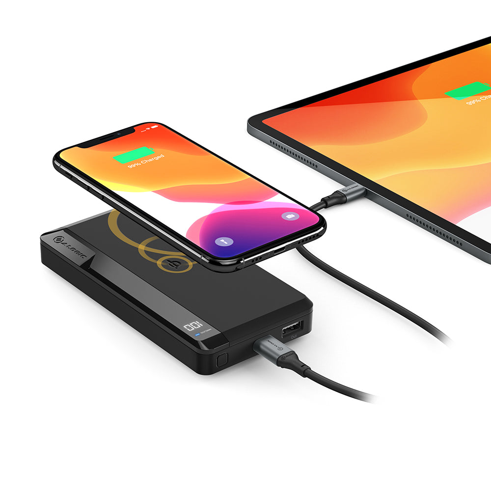 USB-C 10,000mAh Wireless Power Bank Ultimate - with Fast Charging