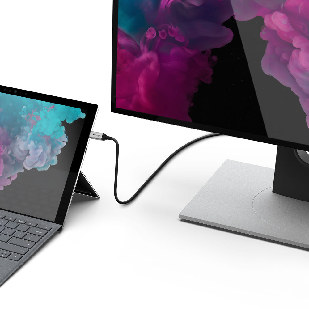 Ultra Mini DisplayPort 1.4 to HDMI 2.0 Cable - 4K 60Hz - ACTIVE - 2m - Space Grey