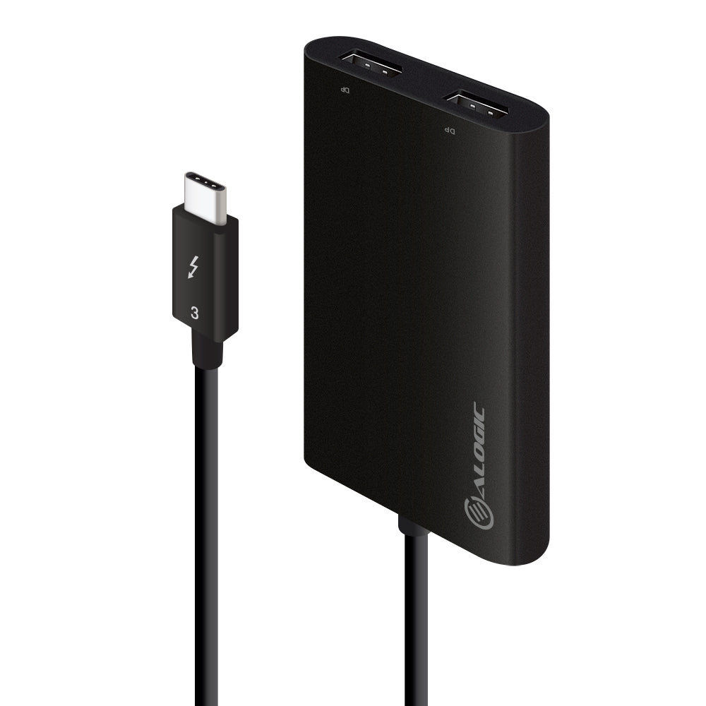 Thunderbolt 3 (USB-C) to Dual DisplayPort Adapter - 4k 60 Hz