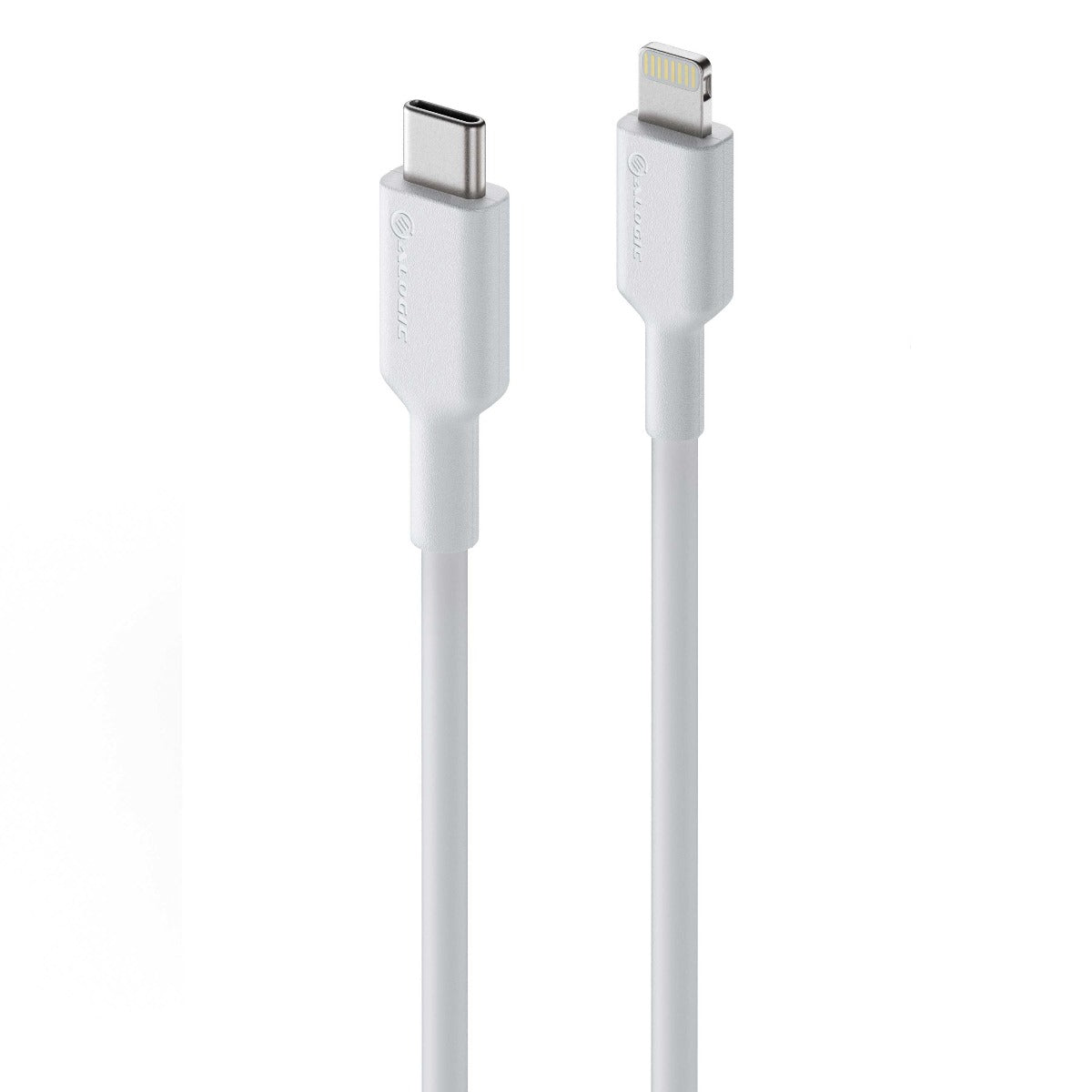 Combo Pack USB-C 18W Wall Charger with Power Delivery and USB-C to Lightning Cable-White