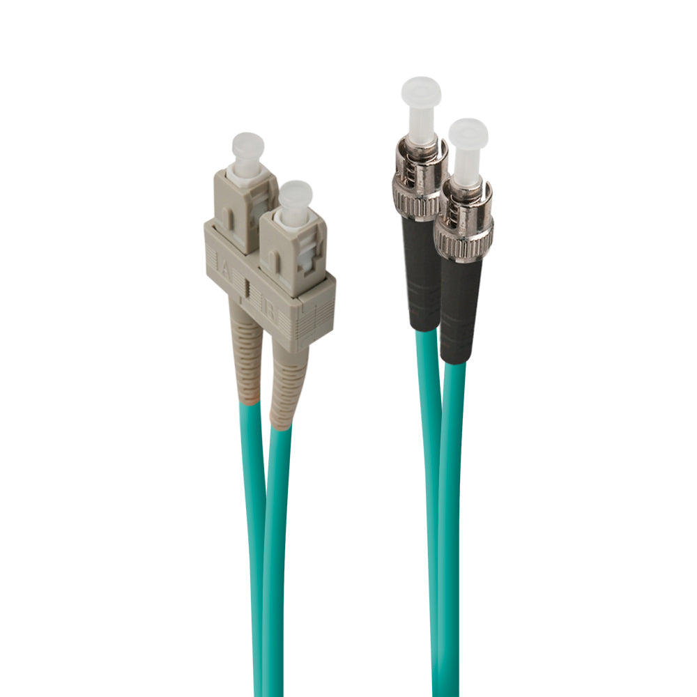 ST-SC 10G Multimode Duplex LSZH Fibre Cable 50/125 OM3