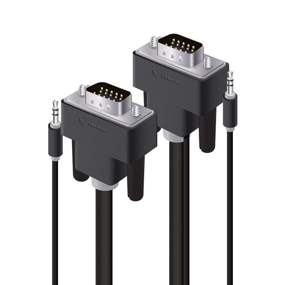 VGA/SVGA Video Cable with 3.5mm Audio - Male to Male - Pro Series