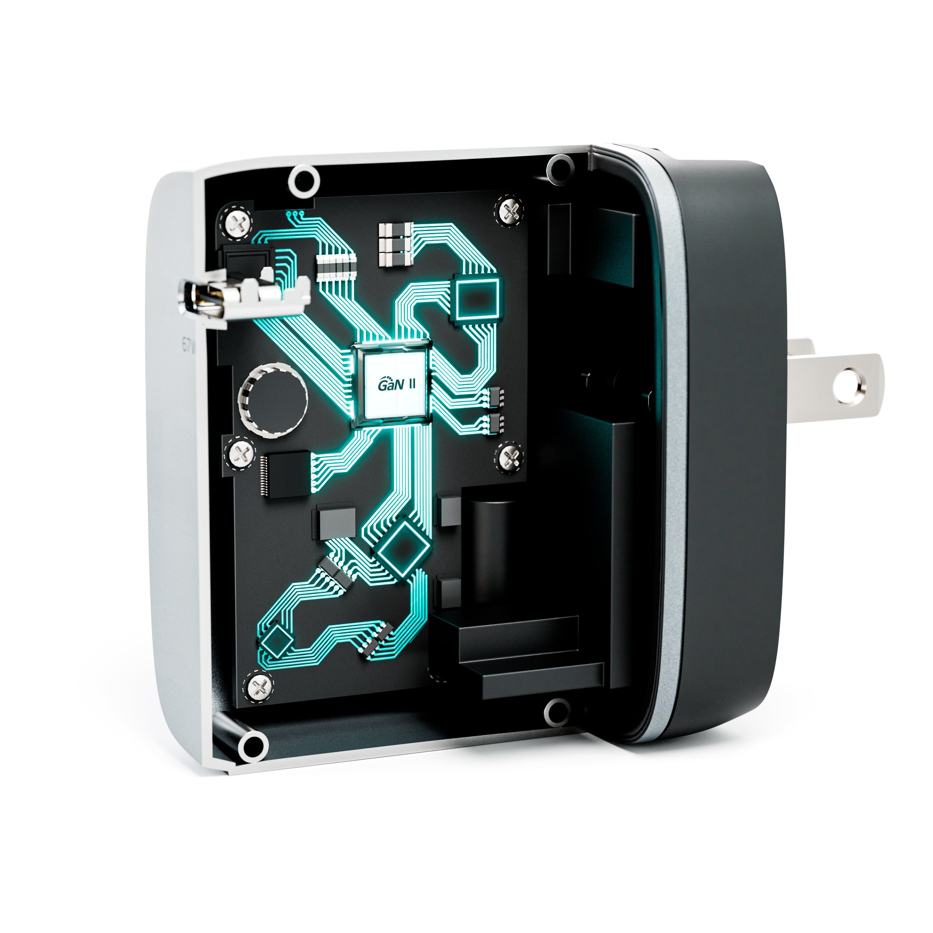 1X67 Rapid Power 67W Multi-Country Travel GaN Charger