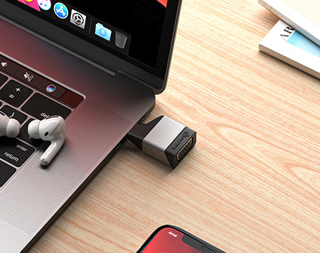 Ultra Mini USB-C to VGA Adapter