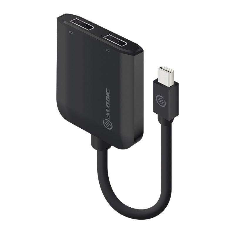 Mini DisplayPort to Dual DisplayPort 1.2 Adapter - 4K - 30 Hz