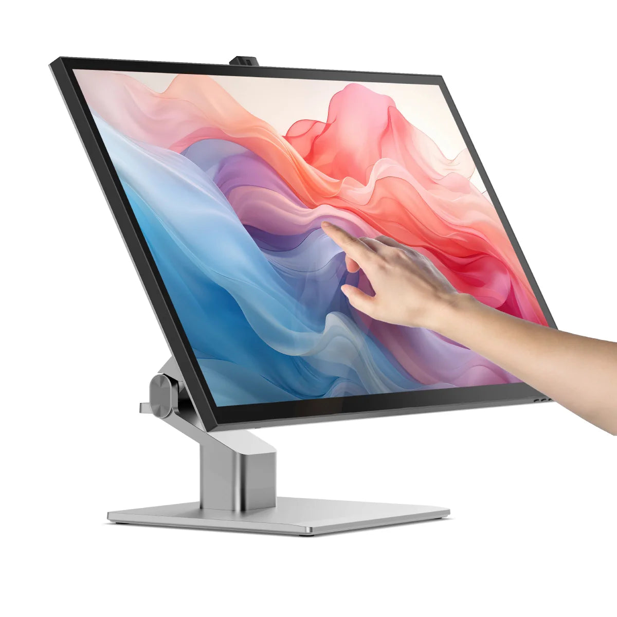 Clarity Fold Touch 32" 4K UHD Monitor with 65W Power Delivery, Webcam, Touchscreen & Fold Stand + Thunderbolt 4 BLAZE Hub
