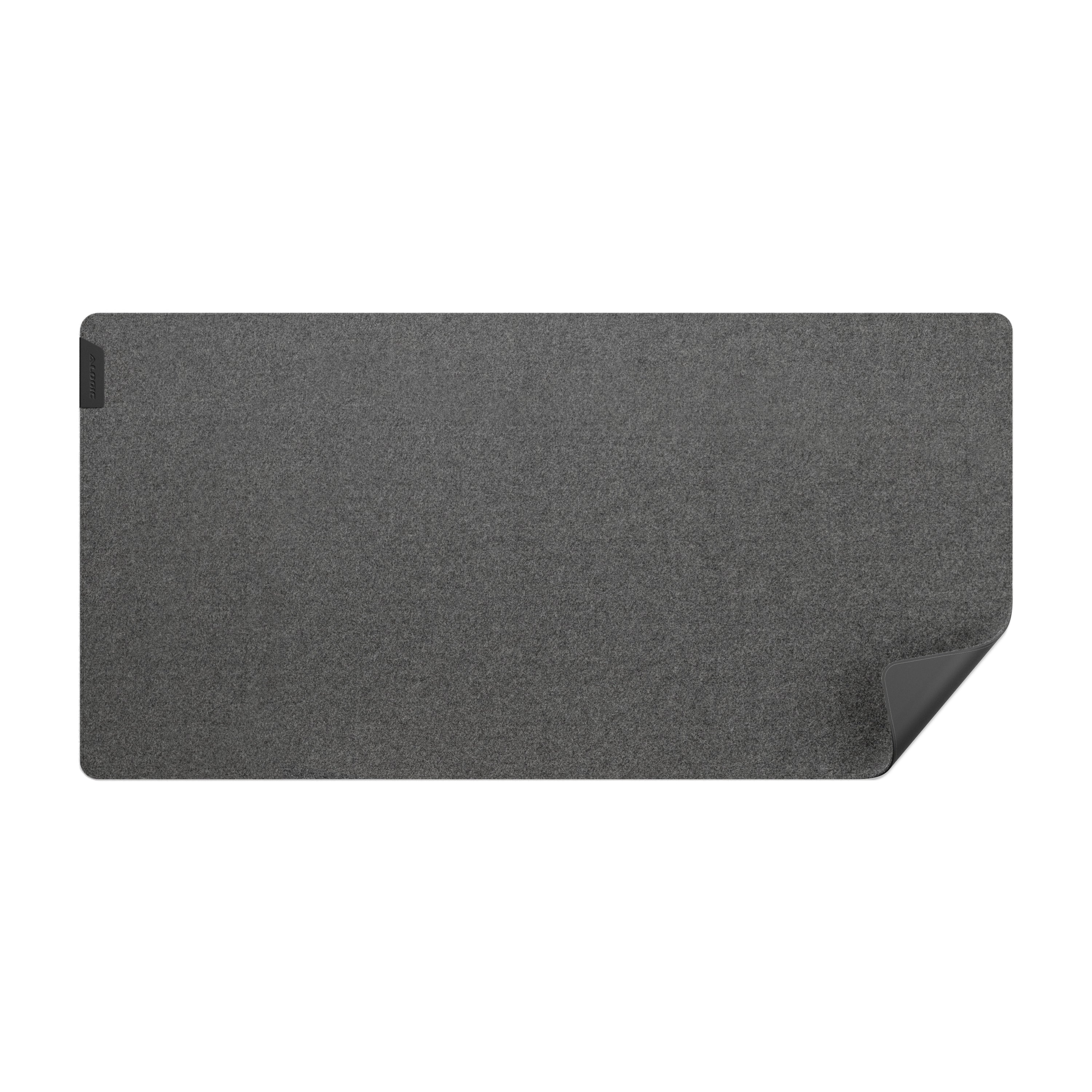 Duo Reversible Desk Mat with Premium Felt and Vegan Leather