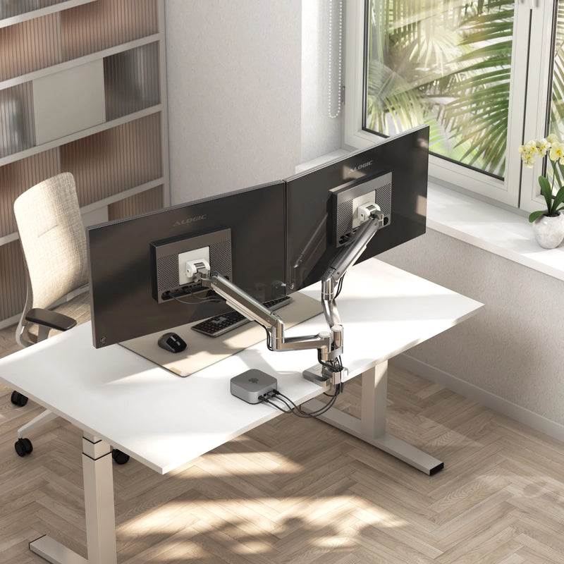 Flux Dual Flexible Monitor Arms for Two 17-35” Monitors