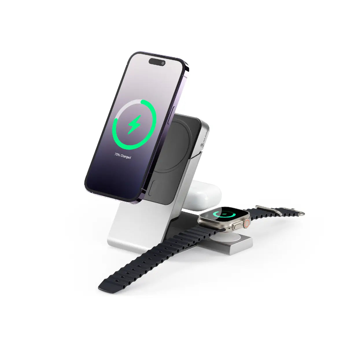 Matrix+ 3-in-1 Universal Magnetic Charging Dock with Power Bank