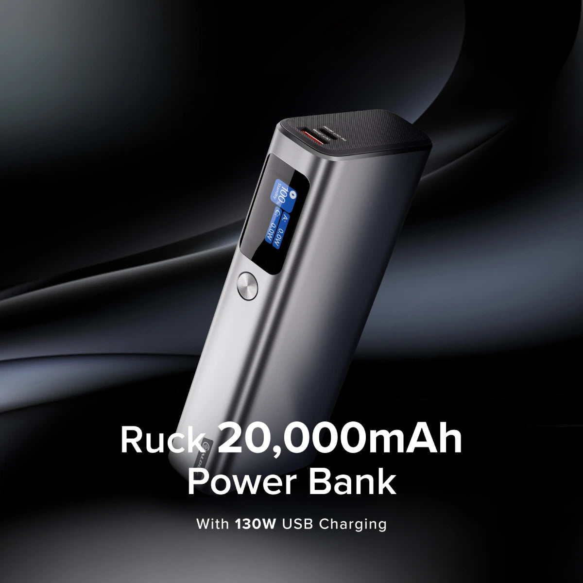 Ruck 20,000mAh Power Bank with 130W USB Charging