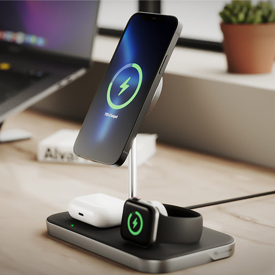 MagSpeed 3-in-1 Wireless 15W Charging Station