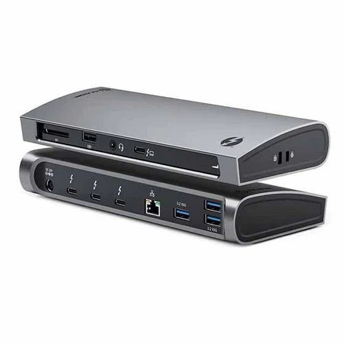 Clarity Fold Touch 32" 4K UHD Monitor with 65W Power Delivery, Webcam, Touchscreen & Fold Stand + Thunderbolt 4 BLAZE Docking Station