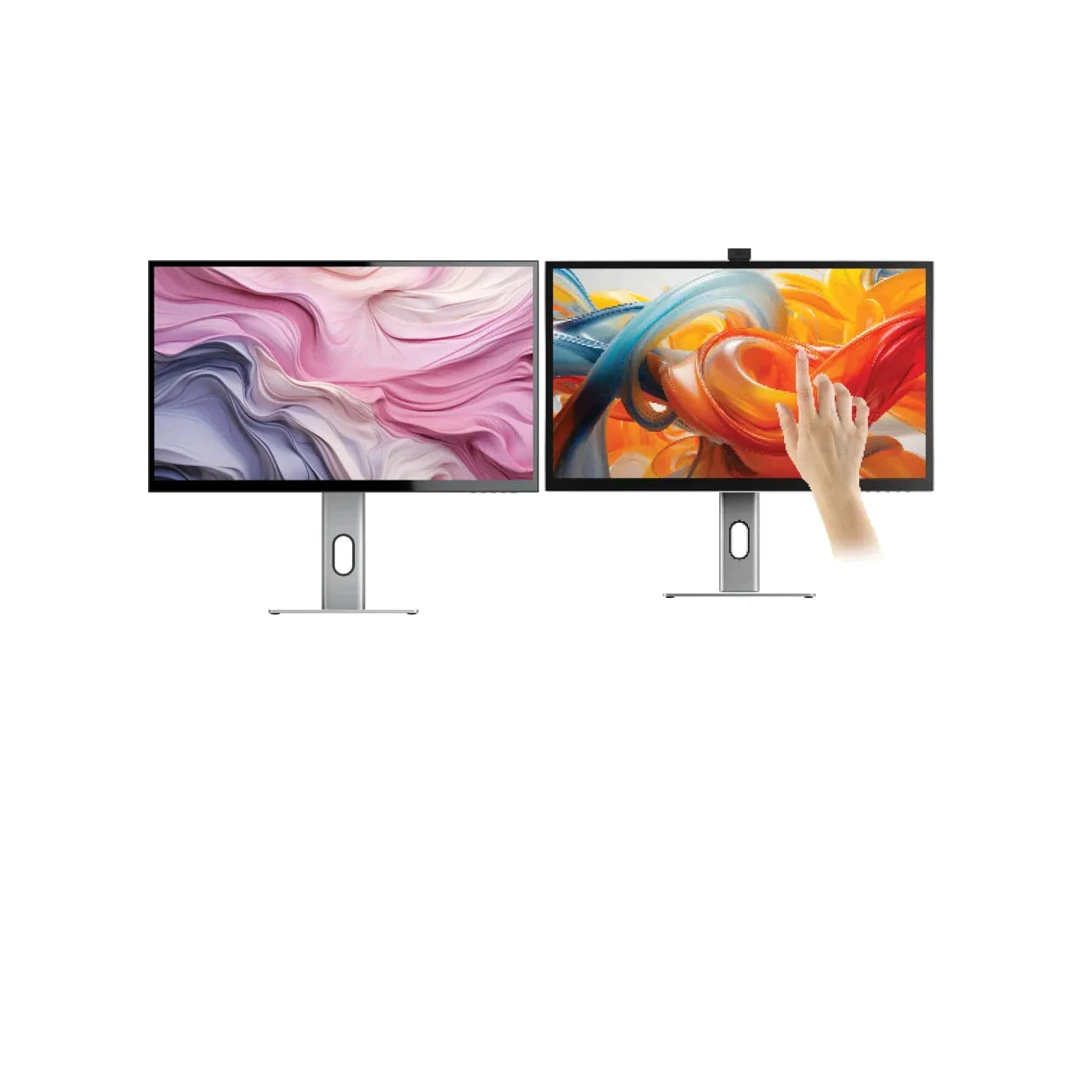 CLARITY 27"� UHD 4K Monitor + Clarity Pro Touch 27" UHD 4K Monitor with 65W PD, Webcam and Touchscreen