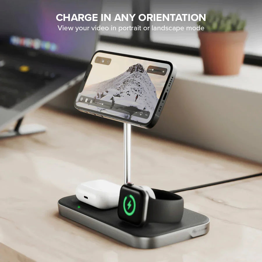 MagSpeed 3-in-1 Wireless 15W Charging Station