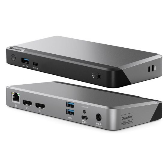 DX2 Dual 4K Display Universal Docking Station - with 65W Power Delivery