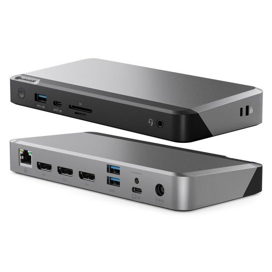 MX3 USB-C Triple Display DP Alt. Mode Docking Station - With 100W Power Delivery