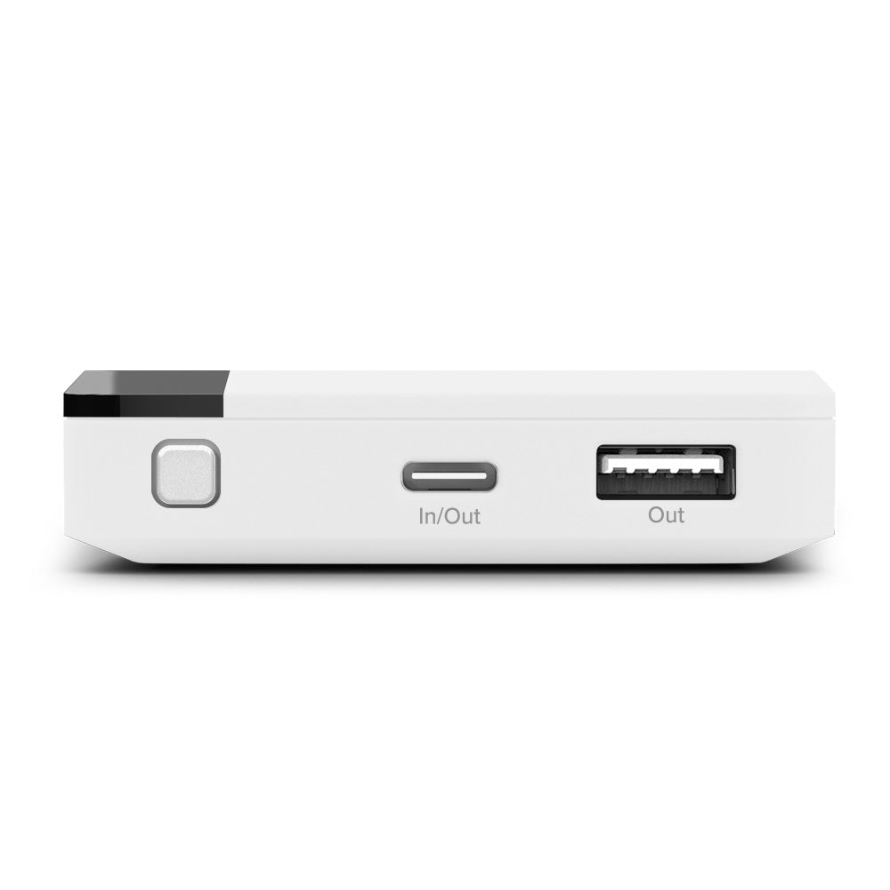 USB-C 10,000mAh Wireless Power Bank Ultimate - with Fast Charging - White