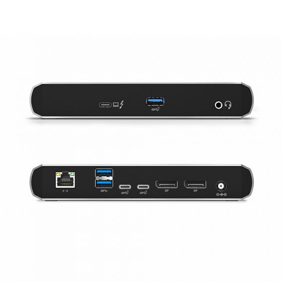 Thunderbolt 3.0 / USB-C TURBO Docking Station - Dual Display 4K@60Hz