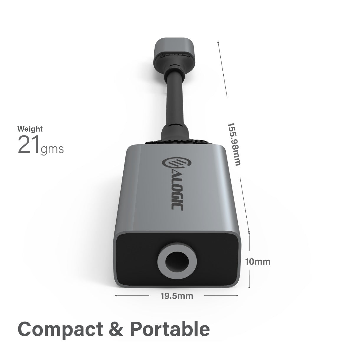 10cm USB-C (Male) to 3.5mm Audio (Female) & USB-C (Female) Charging Combo Adapter - Ultra Series
