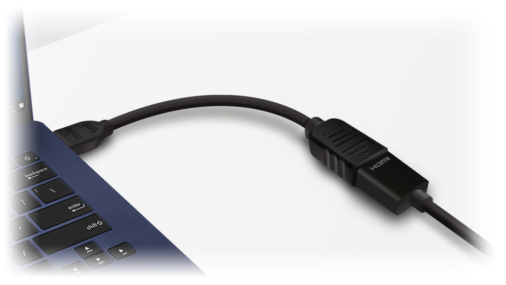 15cm Micro HDMI (M) to HDMI (F) Adapter - Male to Female