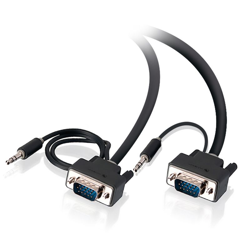 VGA/SVGA Video Cable with 3.5mm Audio - Male to Male - Pro Series