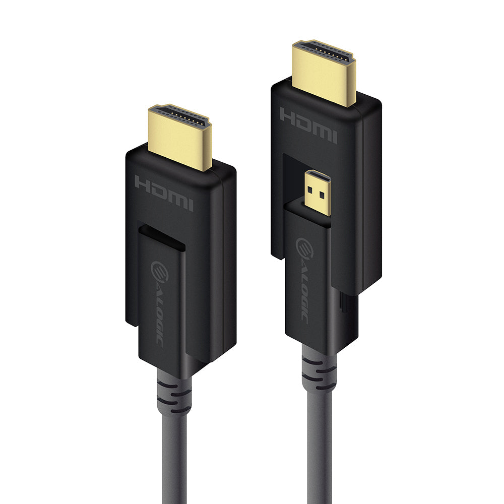 Pluggable High Speed HDMI Active Optic Cable - Carbon Series