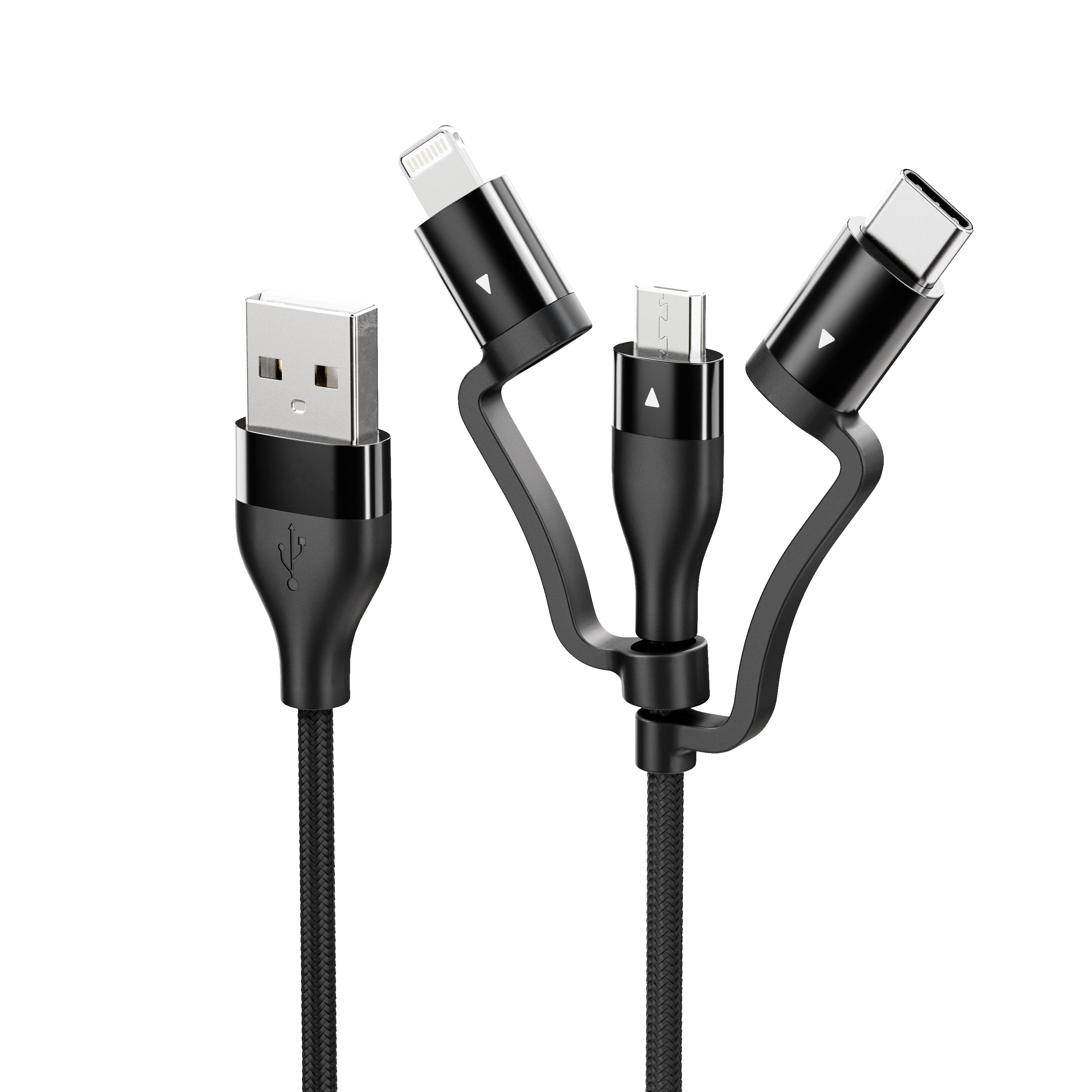 Elements 3-in-1 Charge and Sync Combo Cable 1M