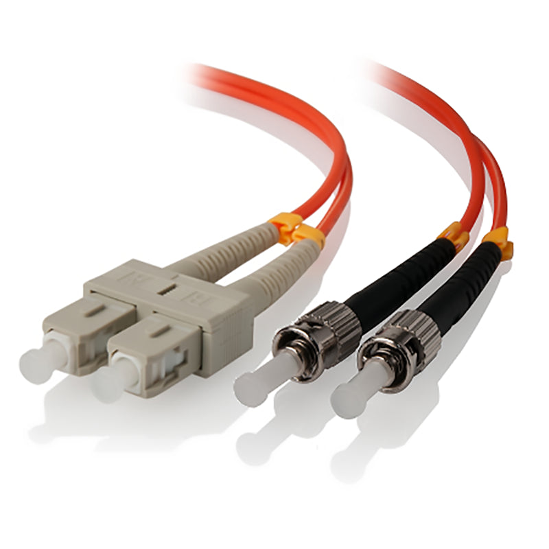 SC-ST Multi Mode Duplex LSZH Fibre Cable 62.5/125 OM1