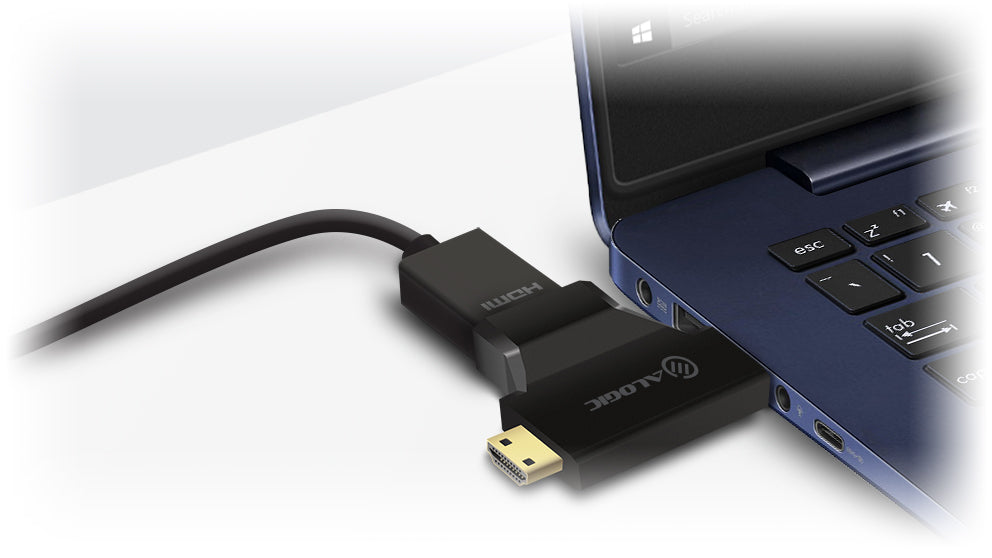 Micro & Mini HDMI (M) to HDMI (F) Adapter - Male to Female