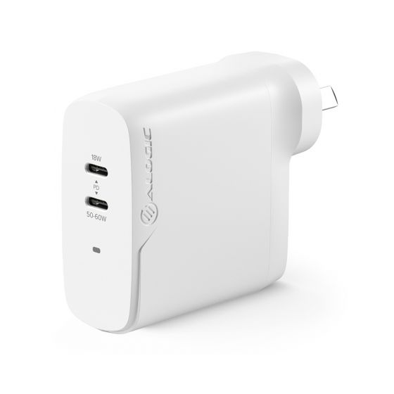2X68 Rapid Power 68W GaN Charger - Includes 2m 100W USB-C Charging Cable