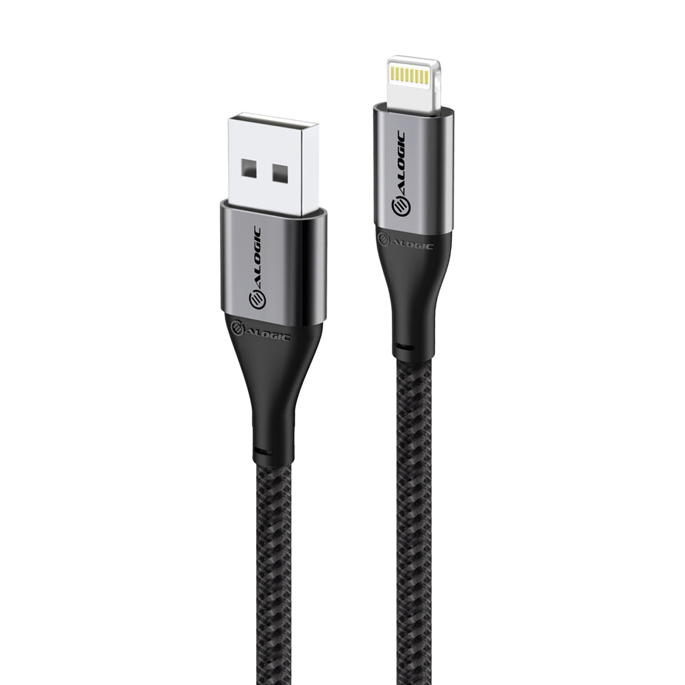 SUPER Ultra USB-A to Lightning Cable -Space Grey-1.5m