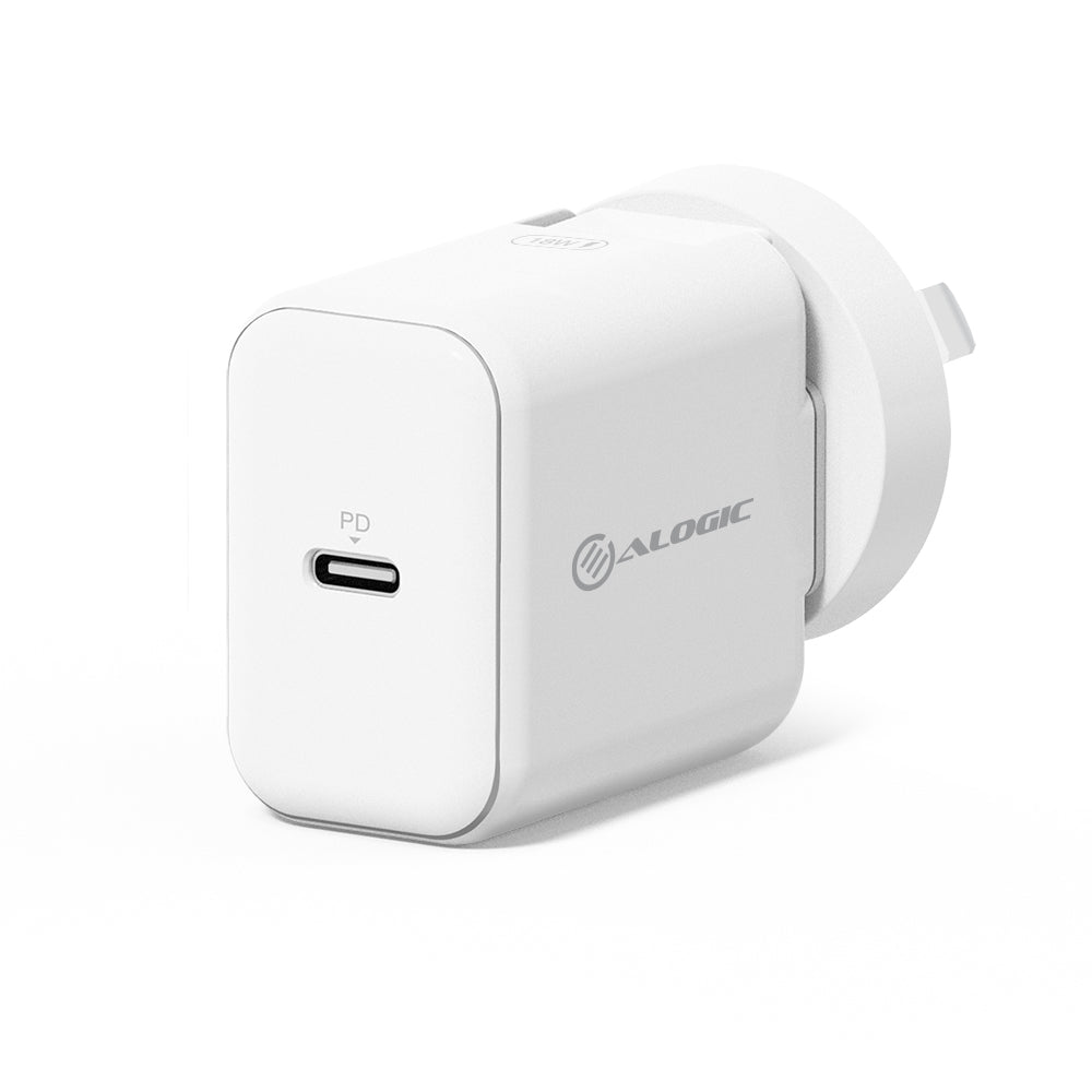 USB-C Wall Charger 18W with Power Delivery - White
