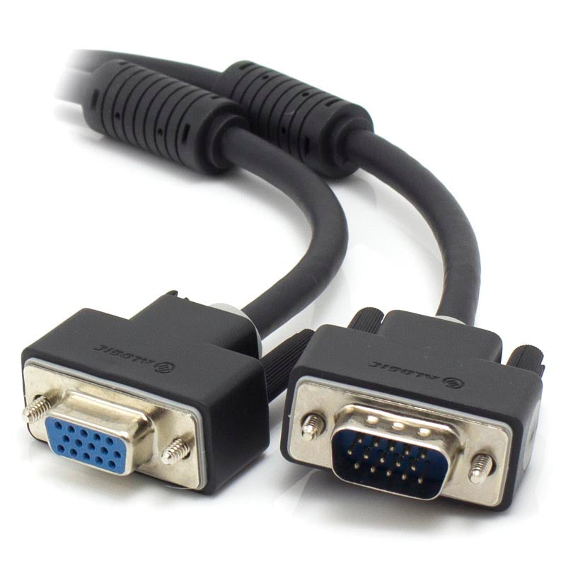 VGA/SVGA Premium Shielded Monitor Extension Cable With Filter - Male to Female